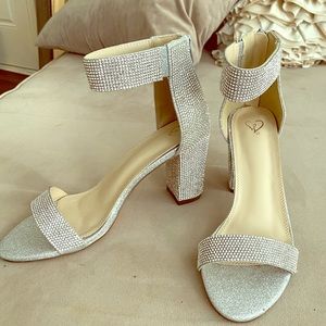 Brand new jewel strappy heels size 9